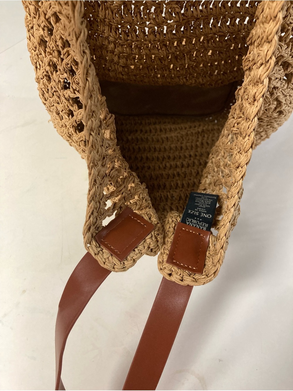 Banana Republic Woven Raffia Bag - Picture 5 of 9